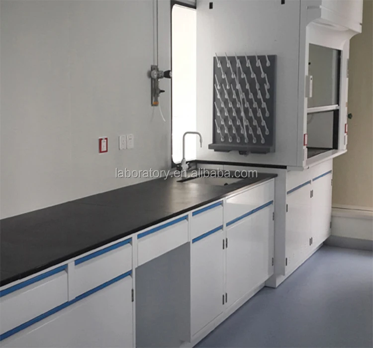 12.7mm Black Phenolic laboratory Resin Lab Table Tops With Chemical Resistant