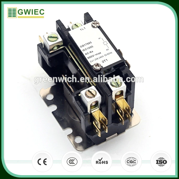 GWIEC Вэньчжоу CE сертификат JX9 Серии AC Электрический Кондиционер 25A 2 Полюса Контактор