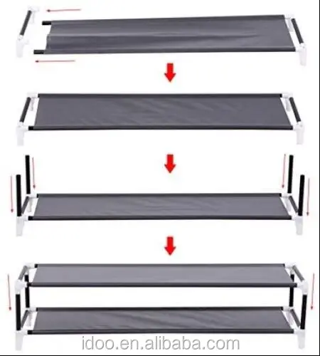 Factory Hot Selling Non-woven Shoe Rack Storage Organizer Portable Plastic Shoe Racks for Home