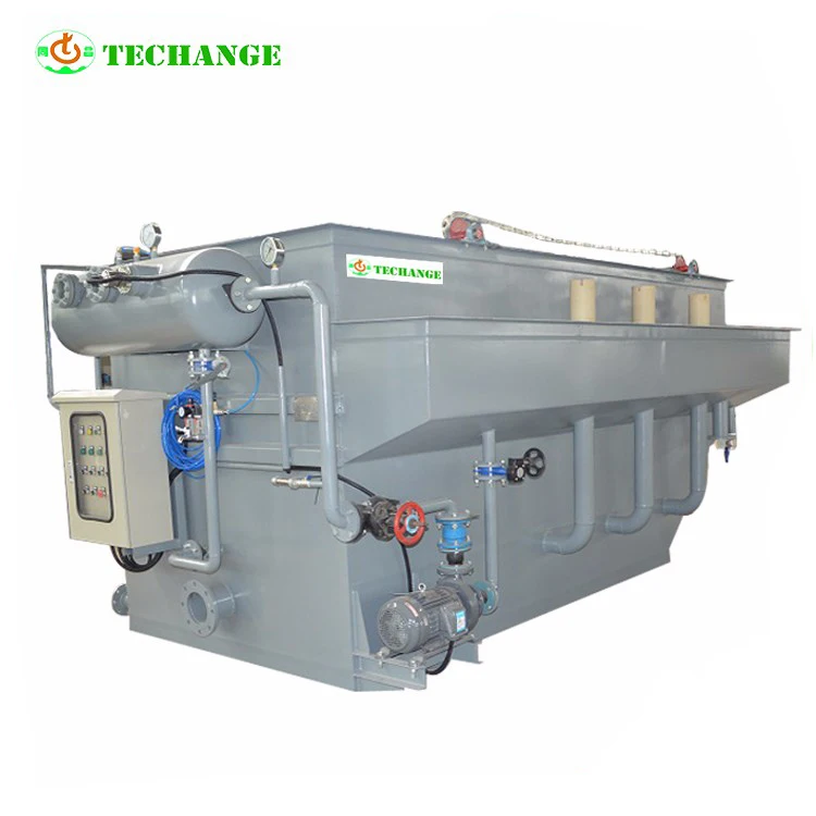 Установки очистки сточных вод, Ландшафтная система очистки воды, седиментация, резервуар флотации растворенного воздуха