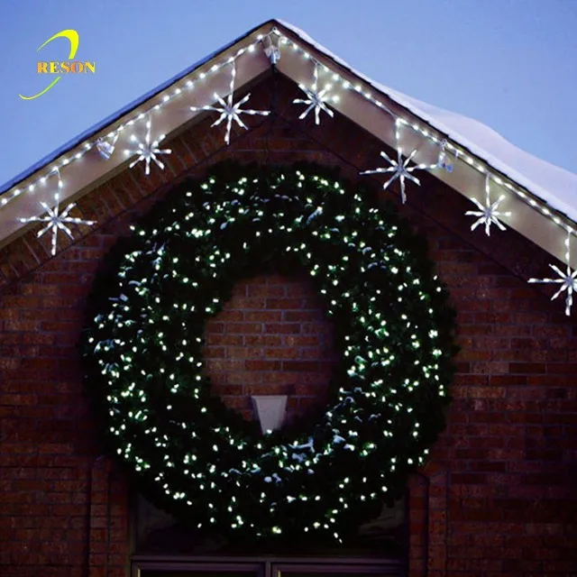 Home Christmas Wreath Led Indoor And Outdoor Waterproof Customizable Christmas Decoration Led Garlands