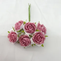 new mini artificial flower bouquet artificial flower decoration artificial flowers rose head