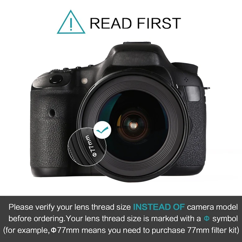 52mm ND2 ND4 ND8 Neutral Density Lens Filter Kit For Canon Nikon Camera