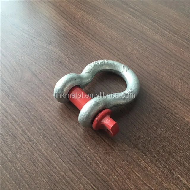 
heavy duty US type G209 bow shackle with screw pin 
