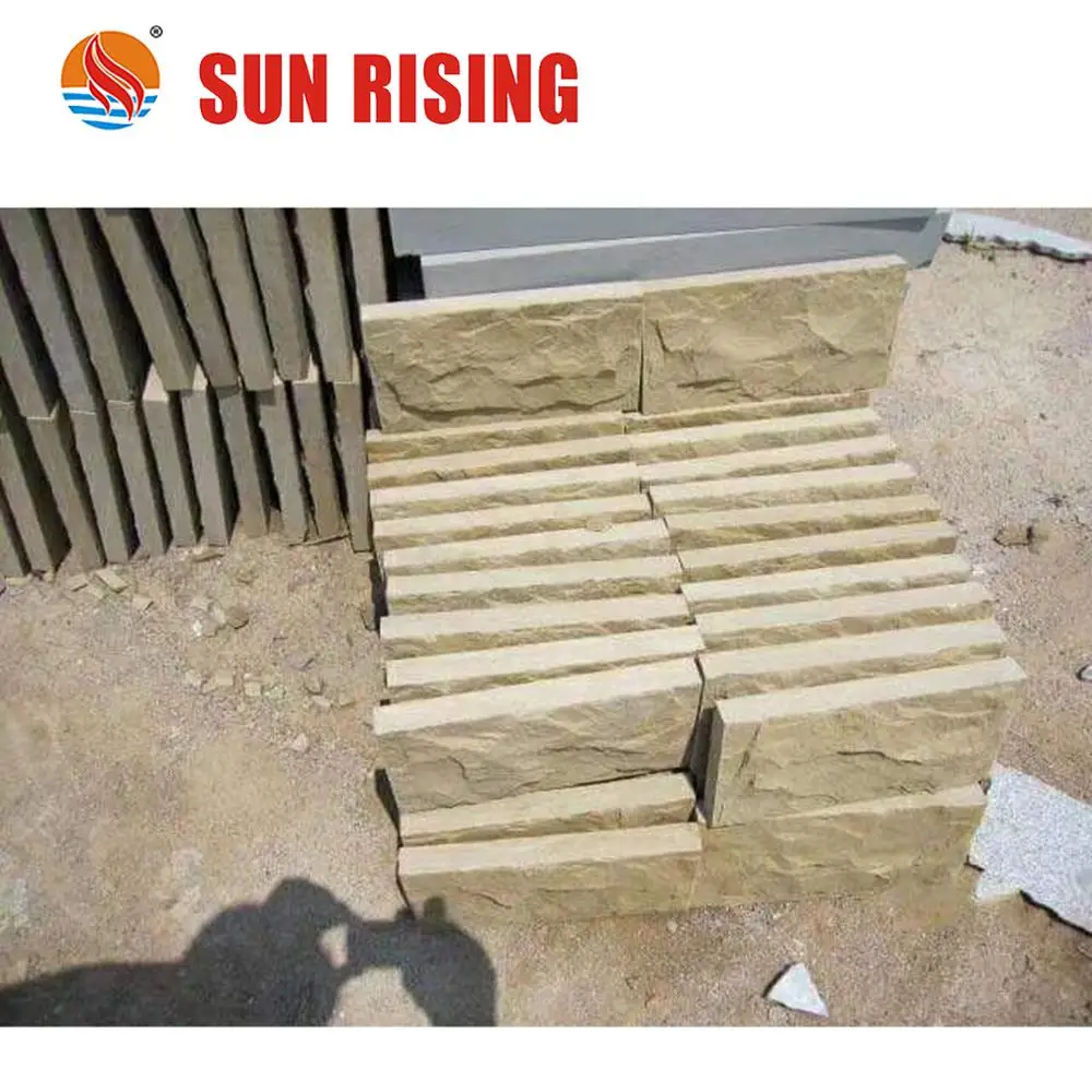 Factory Directly Stone Wall Cadding Mushroom Stone For Exterior Decoration