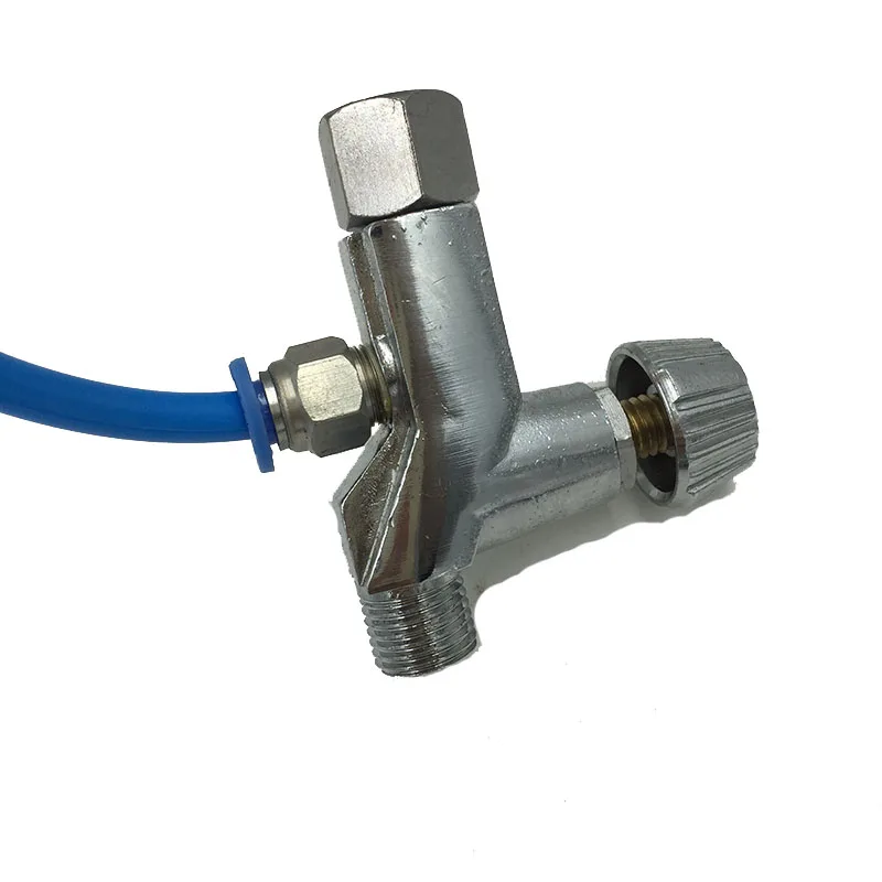 1184 compressed air spray can double action airbrush gun dual nozzle spray gun for car painting chrome spray plating