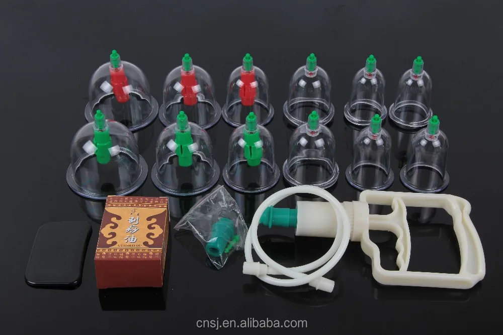 
2018 hijama cupping cups chinese massager cupping therapy set 