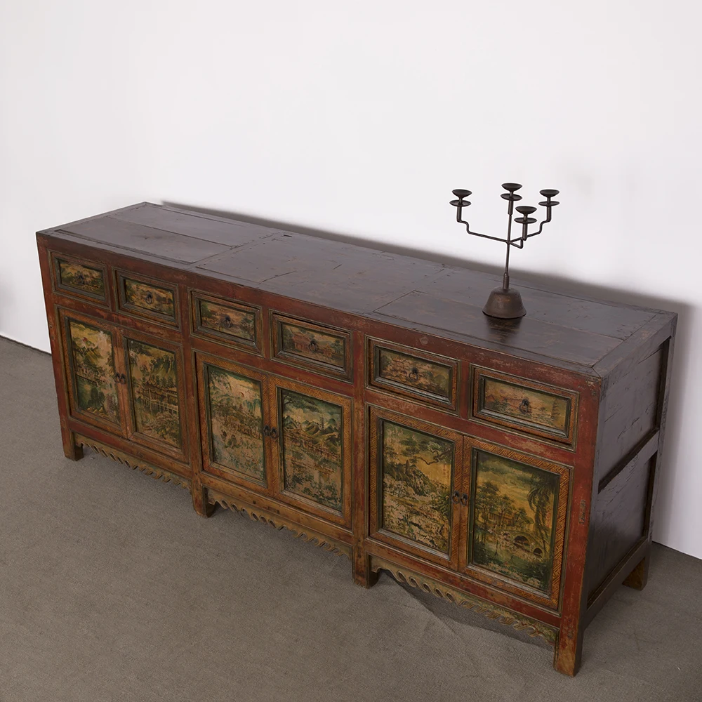 Chinese Medicine Cabinet Wood Cabinet Wood Reclaimed Wood Tv Cabinet