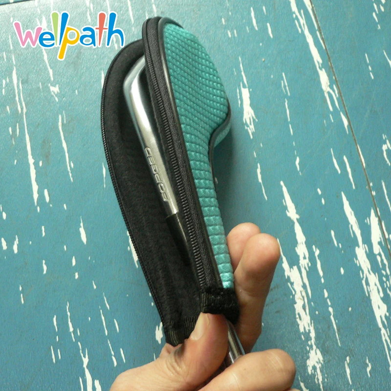 Golf Club Iron Covers Zipped Headcovers plush golf head cover