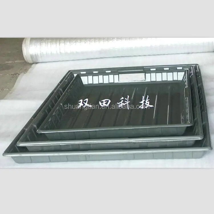 Custom big square plastic trays custom plastic tray for pets large plastic pets tray