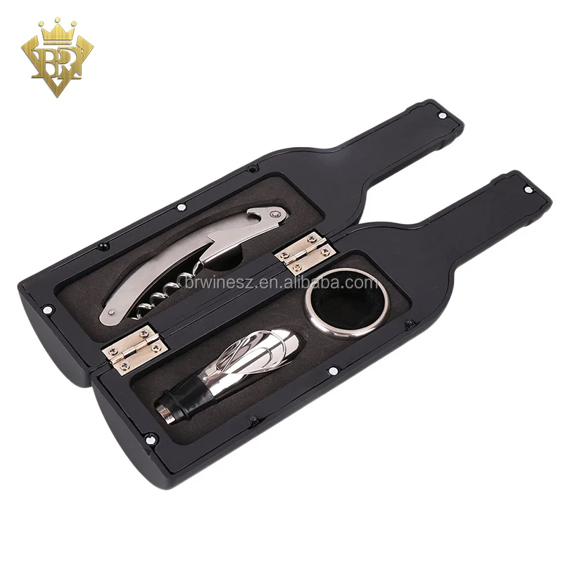 Tool Accessories Bottle Shape 3pcs Wine Gift Set