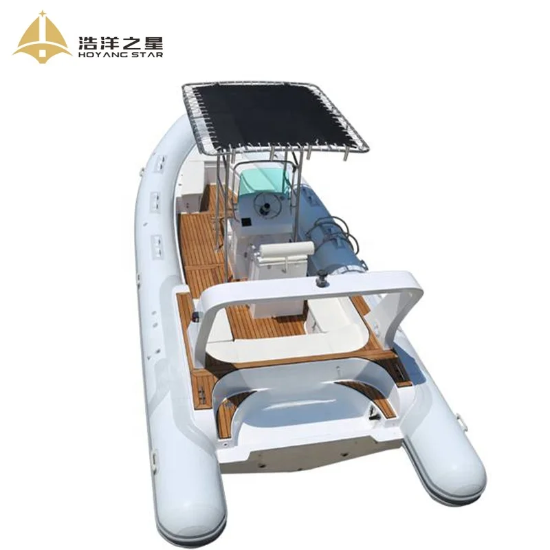 CE Certificate  Patrol 7.6M Hypalon Rigid RIB Inflatable Boats For Sale