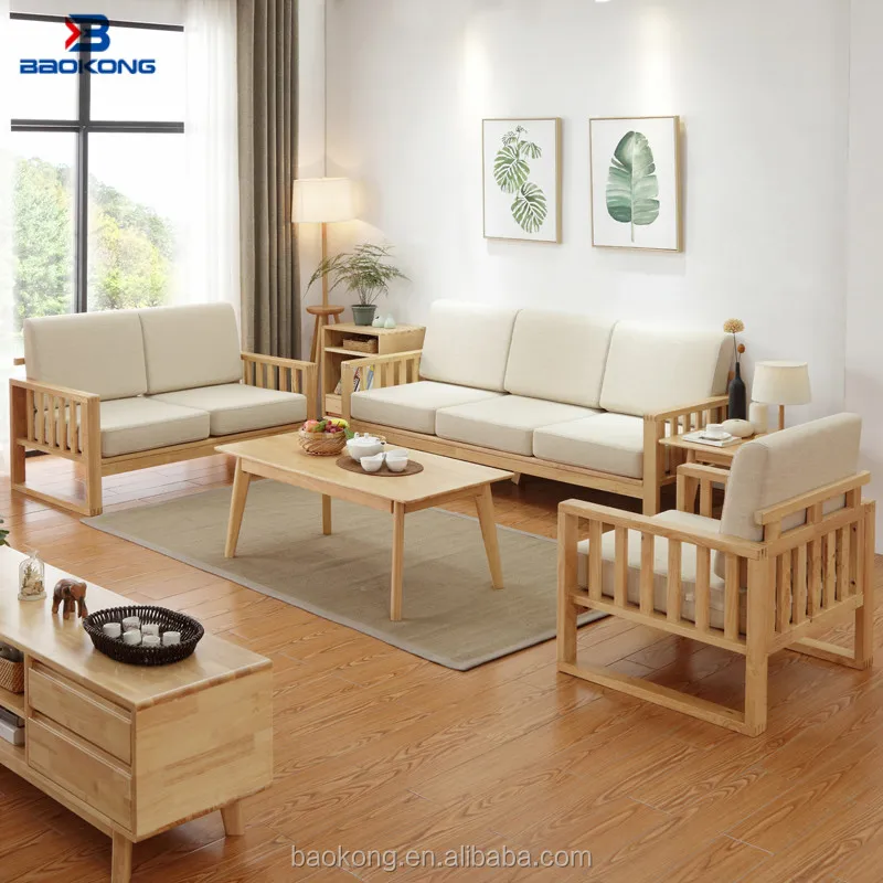 Wedding Wooden Sofa Set Designs Modern Drawing Room Sectional Sofa