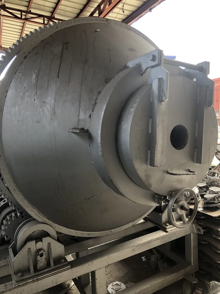 High Performance Gas Fired Rotary Furnace Oven For Melting Lead Powder