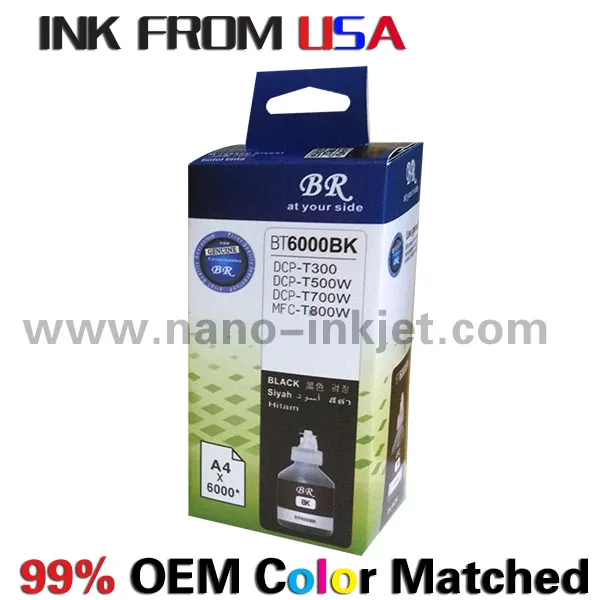 
Refill Ink for Brother DCP-T300/500W/700W; MFC-T800 BT6000 