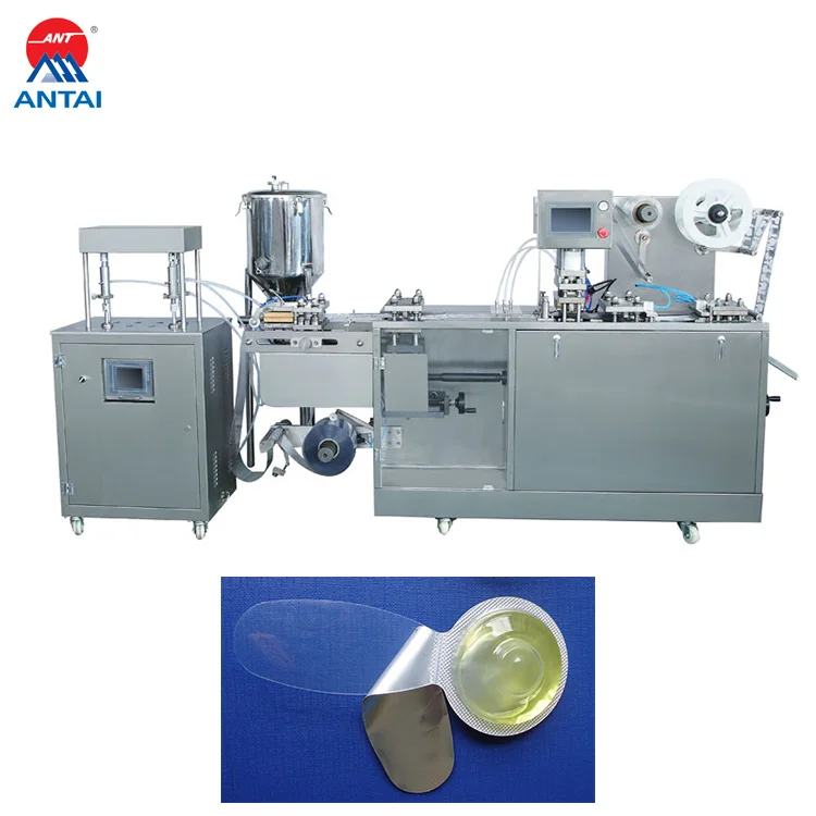 Cosmetic Factory Fill Seal Automatic Liquid Blister Coffee Milk Tea Packing Machine For Food/beverage Factory