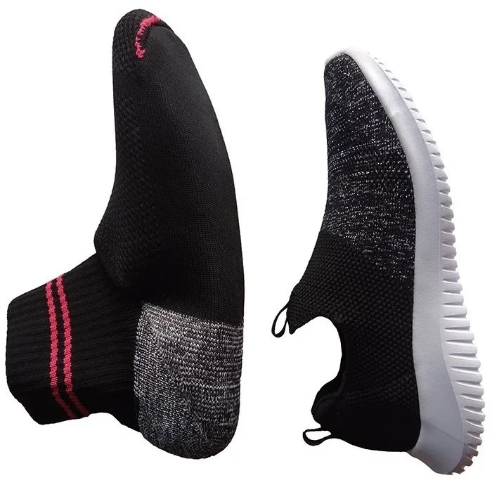 Модные полузаконченные спортивные носки, ботинки для мужчин и женщин с вязаным верхом Fly