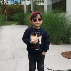 2021  Print Street Style Hoodies For Kids Cartoon Character Sweatshirts