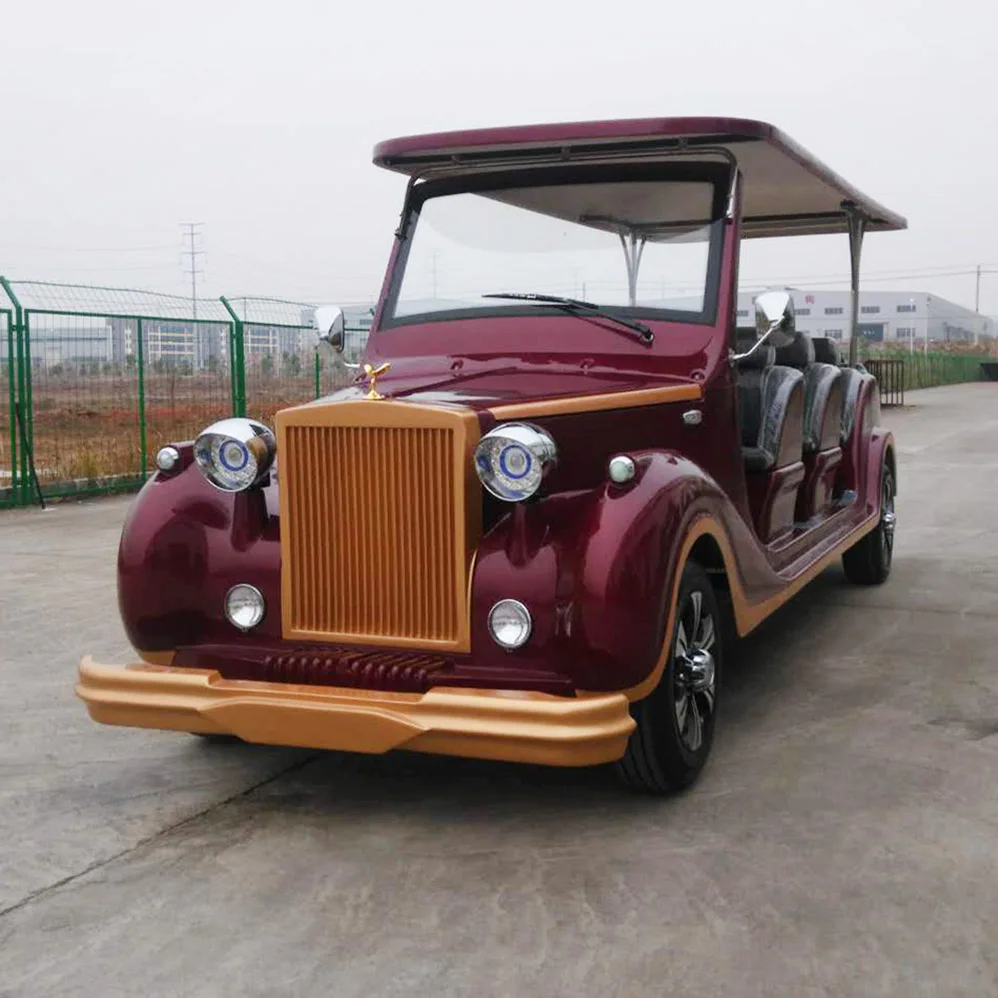 48V 4KW electric mover bus sightseeing electric vintage car