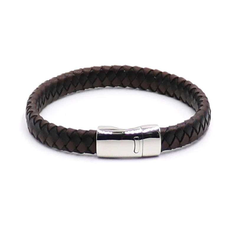 Friendship Etsy Online Shop Supplied Fashion Jewelry Stainless Stele Calsp Leather Bracelet Set