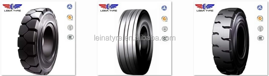 5.00-8 6.00-9 6.50-10 7.00-9 8.25-15 28x9-15 Industrial pneumatic forklift solid tire