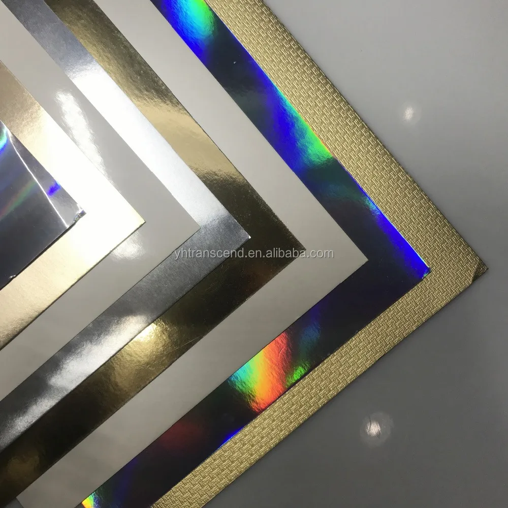 
Gold Silver Foil Metallic paper board 