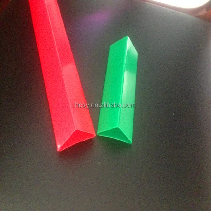 PVC triangular groove&square pipe