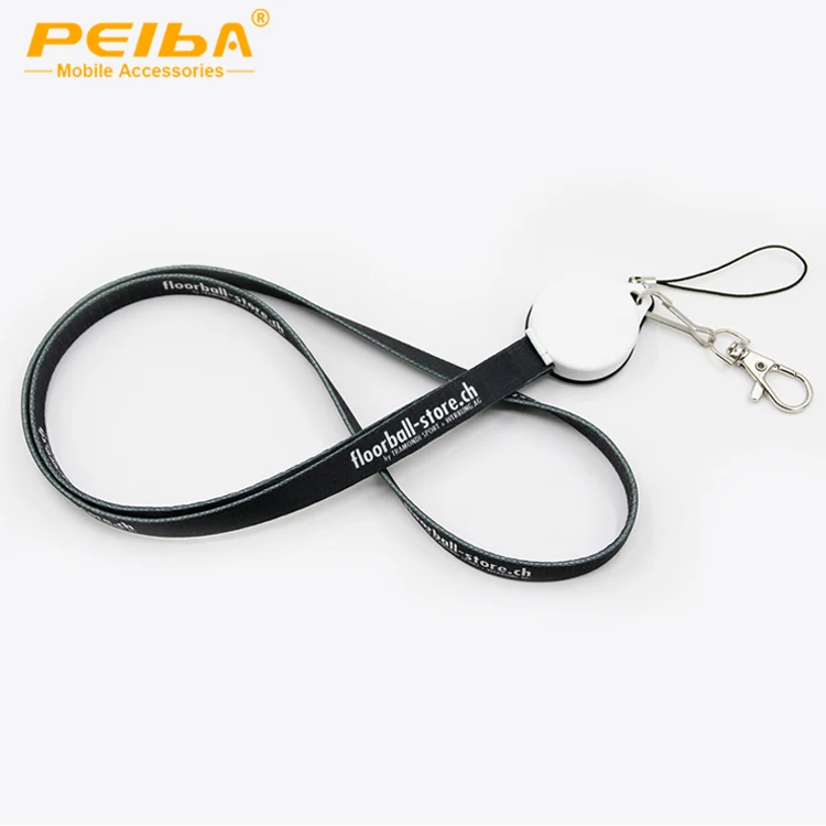 Conference Gift Products new necklace lanyard line 3 in 1 usb charging cable for iphone android and USB C type