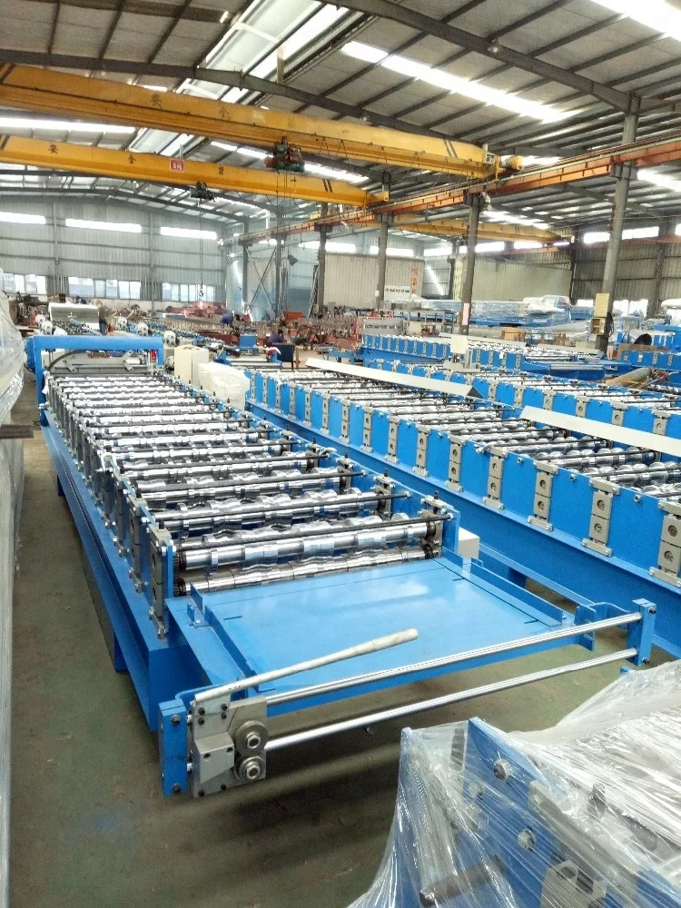 Color Steel IBR Sheet Roof Panel Cold Roll Forming Machine YX23-845