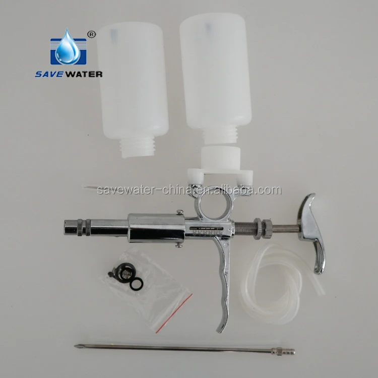 2ml, 5ml continuous veterinary pistol automatical syringe vaccine injector for poultry pig