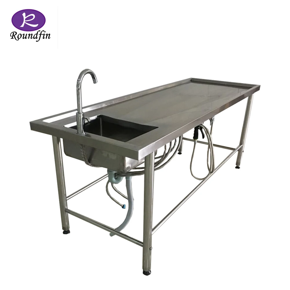 Hospital Use Autopsy Table Dissection Table For Human / Corpse / Cadaver / Body /Animal