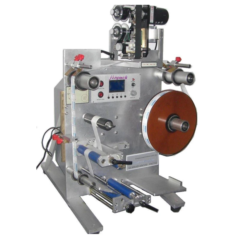 
JT-130 Semi automatic wrap-around medicine bottles labeling machine 
