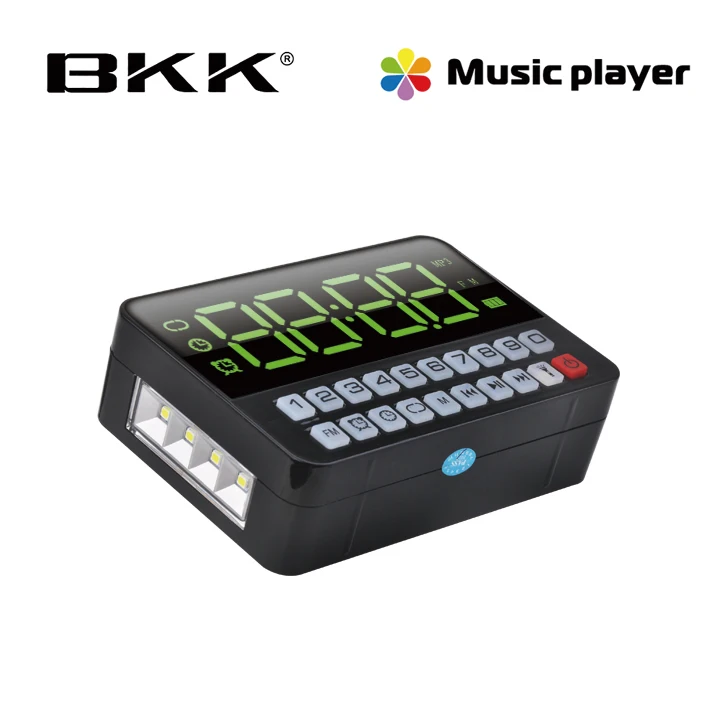 2018 новейшее радио модная модель портативная цифровая песня FM/AM со светодиодным фонариком (KK60)