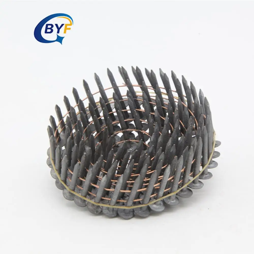 
Factory Direct Sale Galvanized Coil Roofing Nail 