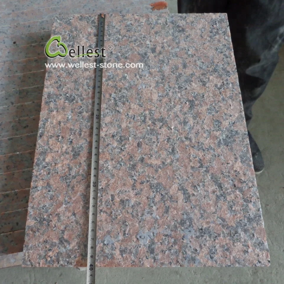 Maple red g562 flamed patio paving slabs granite tiles 40x60