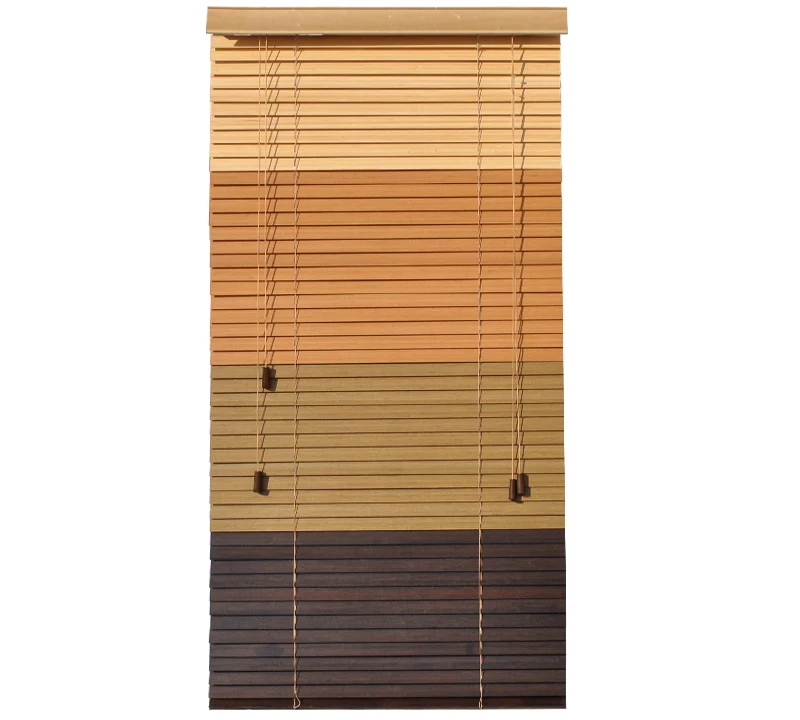 2 inch electric smart mini bamboo beaded curtain  waterproof motorised venetian blinds curtains for the living room