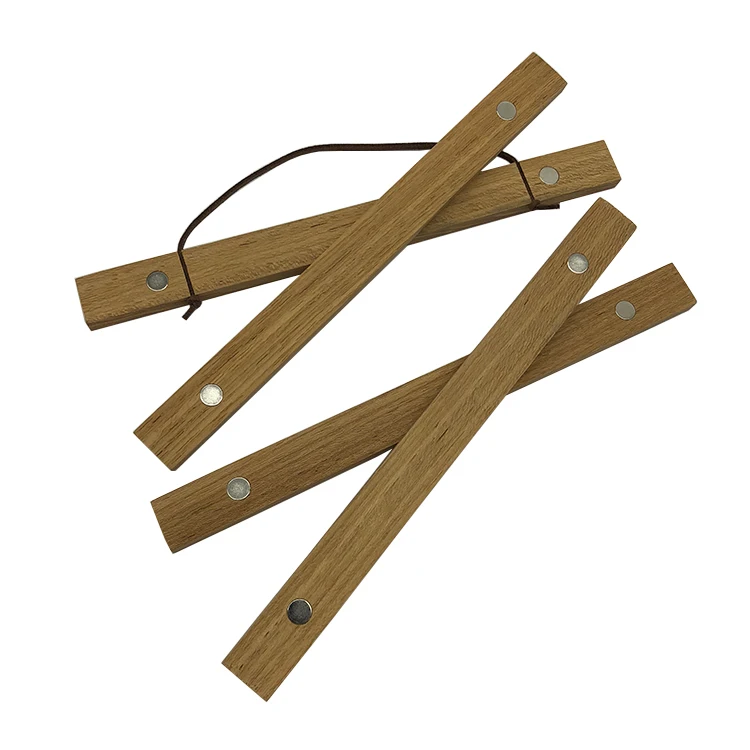 DIY Wooden Poster Hanger Photo Frame Custom Size Magnetic Poster Artwork Canvas Print Hanger