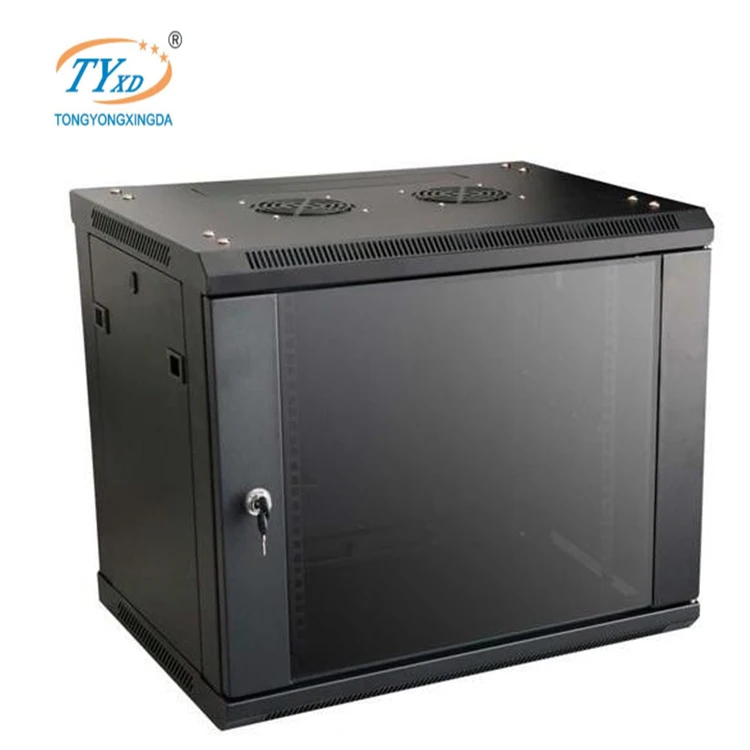 6U wall mount switch router 19 inch cabinet CCTV cabinet