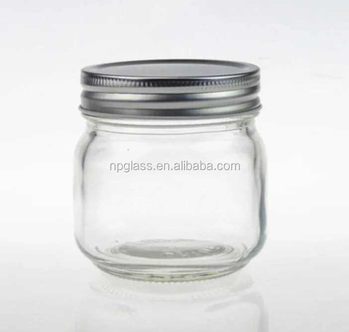 330ml wholesale crystal glass jars for honey