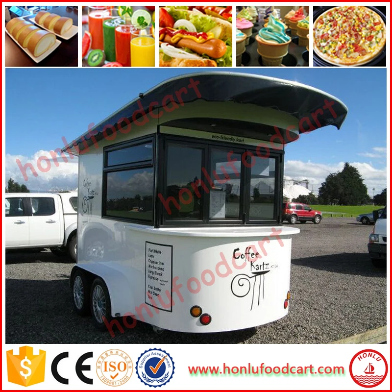 Factory Wholesale food carts used shaved ice trailer food truck with CE