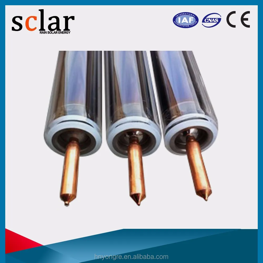 China Solar Evacuated tube/vacuum tube/Three targets vacuuum tube 58*1800mm