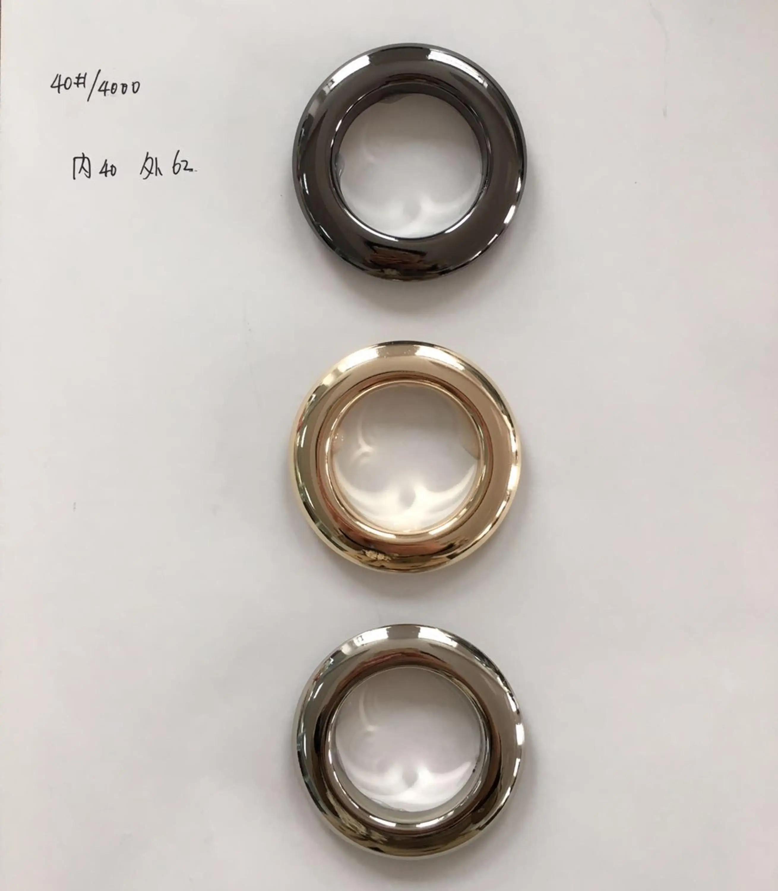 curtain metal eyelet 60mm, 25mm round metal eyelets for handbags black/gold fashion4 big grommet/ bag rope shoes metal