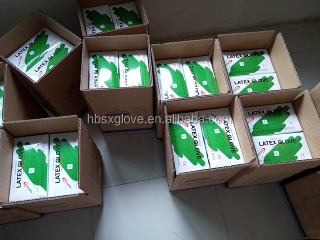 
latex medical gloves surgical examination sterile disposable powder free 