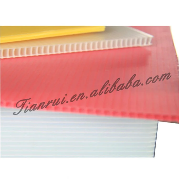 Wholesale Price Stabilized 12Mm Polypropylene Corrugated Plastic Sheet A4 Plastic Sheet Uv Resistant Plastic Sheet