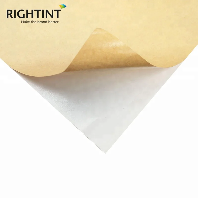 Custom Size Self Adhesive Kraft Label Sticker Paper
