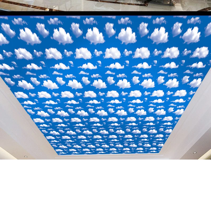 YIYAO Protective wall paper self adhesive 3d blue sky wall paper