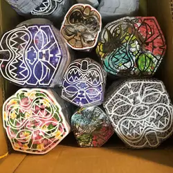 Waterproof UV Coating Custom Pvc Vinyl Car Decals Die Cut Logo Racing Motorcycle Stickers