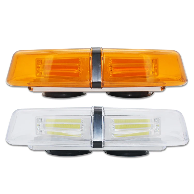 40 Watts Car COB LED Mini Emergency Strobe Hazard Waterproof Amber LightBar