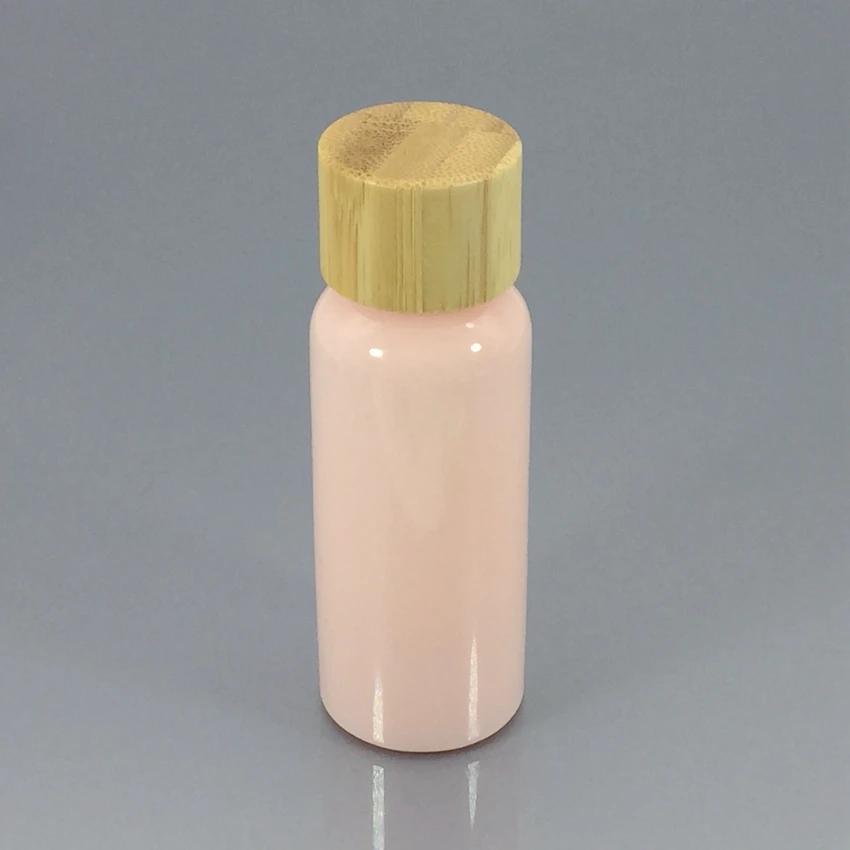 20/410 plastic screw cap bamboo cap 20 mm wooden bottle cap cosmetic packaging
