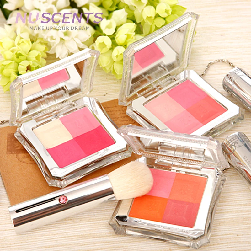 
Make Up Blush OEM Cosmetics Full Bloom Faced Cheek Blusher Private Label , Blusher Palette 